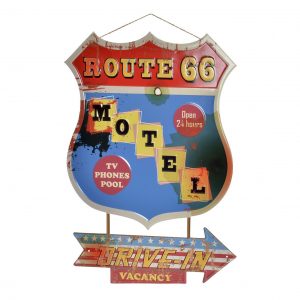 WALL DECORATION METAL 43 X 63 MOTEL