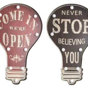 WALL DECORATION METAL 32X51X4,5 LED 2 MOD. SOLD OUT