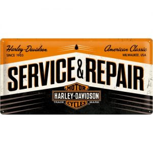 TIN METAL SIGN EMBOSSED