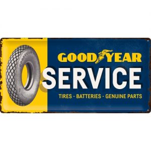 TIN METAL SIGN EMBOSSED