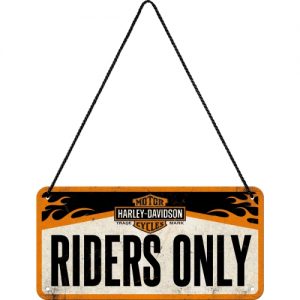 TIN METAL SIGN EMBOSSED