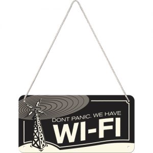 TIN METAL SIGN EMBOSSED