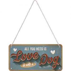 TIN METAL SIGN EMBOSSED
