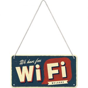 TIN METAL SIGN EMBOSSED