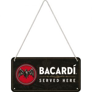 TIN METAL SIGN EMBOSSED