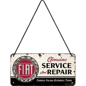 TIN METAL SIGN EMBOSSED