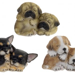 FIGURE RESIN 16X14X11 DOGS 2 MOD.