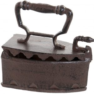 VINTAGE CAST IRON GRIDDLE BROWN
