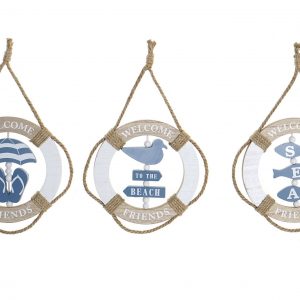 WALL DECORATION WOOD ROPE 20 X 2 X 32 LIFEGUARDS 3 MOD.