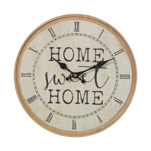 WOOD HOME COLLECTION WALL CLOCK DESIGNS