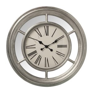 VINTAGE WALL CLOCK RESIN & MIRROR ,