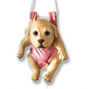 Light Labrador Swinging Puppy