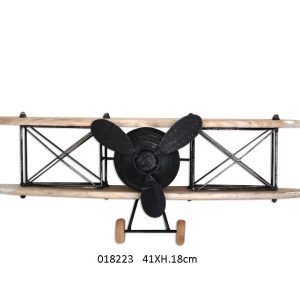 WOOD WALL PLANE 'DANDY' 41 X 12 X H.18 CM