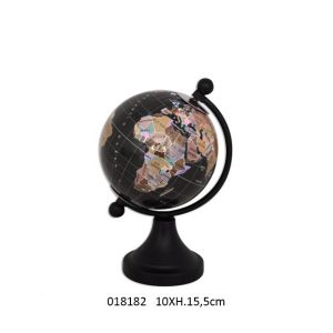 WORLD GLOBE PM 'DANDY' 10 X 8 X H. 15.5 CM