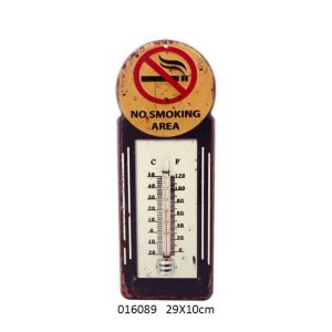 metal thermometer no smoking design