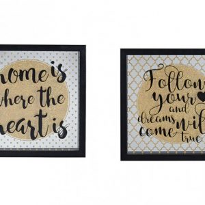 MIRROR FRAME WITH QUOTES