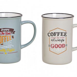 CERAMIC MUGS VINTAGE DESIGN COFFEE