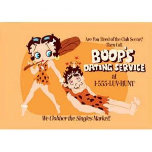 METAL TIN SIGN BETTY BOOP