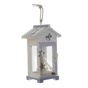 VINTAGE WOOD & CLASS LANTERN MARINE DESIGN