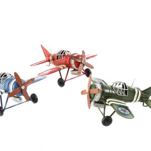 METAL VINTAGE DECO & COLLECTION ITEM AIRCRAFT