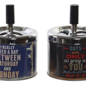 VINTAGE METAL ASHTRAYS