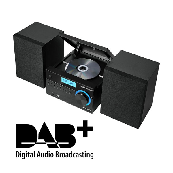 Majestic BLUETOOTH MP3 USB DAB Micro Hi-Fi radio DAB + FM RADIO AUX - Image 2