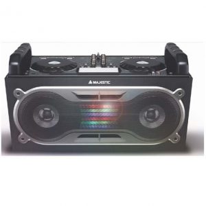 Majestic DJ BT MP3 USB AX -100 watt Bluetooth Dj Sound System, Double Deck with Delay /