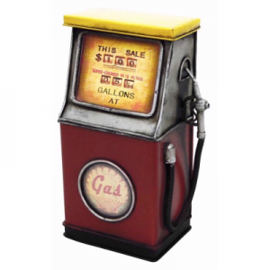 VINTAGE METAL GAS STATION MONEY BOX