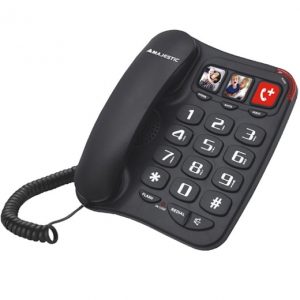 MAJESTIC Corded telephone. 3 direct memory via customizable keys