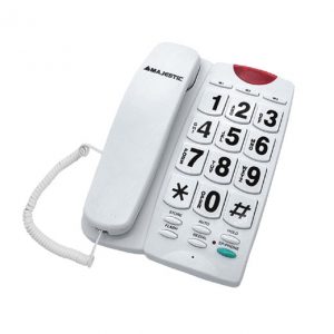 MAJESTIC Corded telephone. 3 direct memory. Handsfree function.