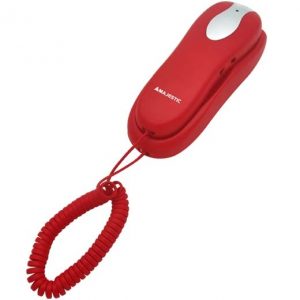 Majestic white black & red vintage landline phone 3 color