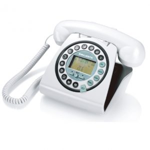 Majestic white vintage landline phone