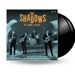 THE SHADOWS  40 GOLDEN CLASSICS 2 ORIGINAL LP DOUBLE ALBUM