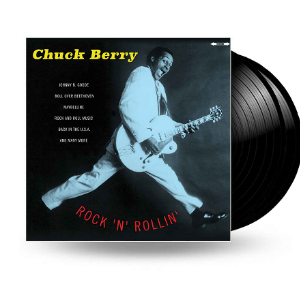 CHUCK BERRY DOUBLE ALBUM ROCK ,N, ROLLIN LP ORIGINAL