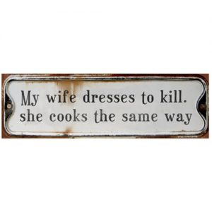 METAL DESIGN TIN SIGN