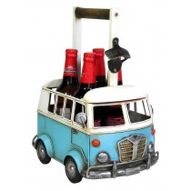 UNIQUE VINTAGE METAL DESIGN VAN BOTTLE HOLDER & OPENER