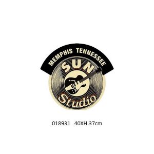 A MEMPHIS WALL DECO METAL SIGN 40 X H.37 CM