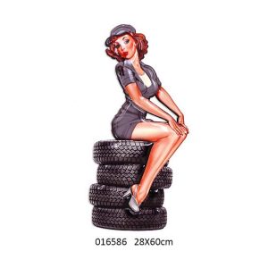 METAL VINTAGE  EMBOSSED SIGN PIN UP  DESIGN WALL HANGER 