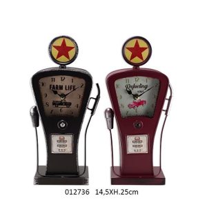 METAL VINTAGE  FUEL PUMP DESIGN CLOCK 2 MODS