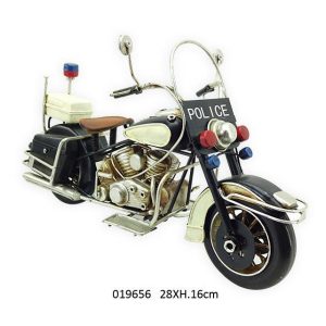 VINTAGE METAL DESIGN AMERICAN POLICE  BIKES COLLECTION ITEMS