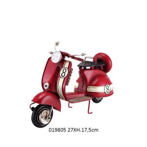 VINTAGE METAL DESIGN VESPA RACING MOTORCYCLE