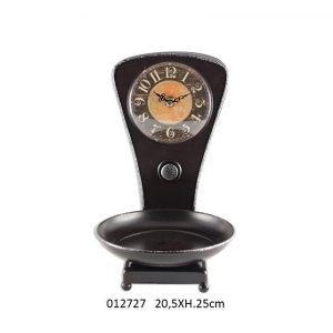 VINTAGE METAL CLOCK OLD SCALE DESIGN