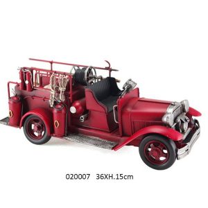 VINTAGE METAL FIRE FIGHTERS TRUCK DESIGN