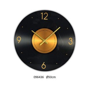 VINTAGE GOLDEN LP DESIGN WALL CLOCK