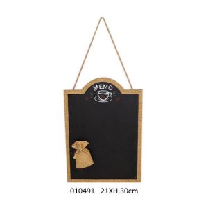 VINTAGE WOOD HANGING MEMO BOARD