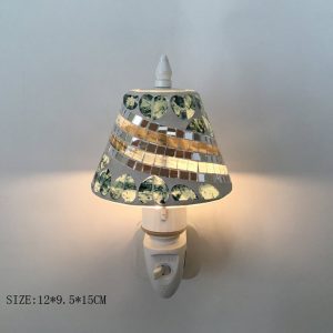 Night light lamp stained class design