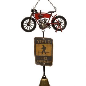 VINTAGE HANGING METAL BIKE WITH BELL