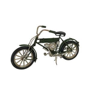 VINTAGE  METAL BIKE green yellow
