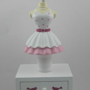 VINTAGE MANNEQUIN DESIGN WITH SMALL DRAWERS