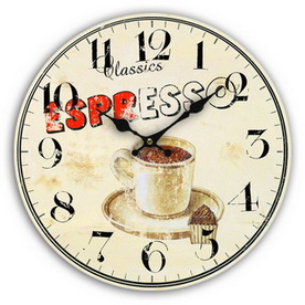 VINTAGE WOOD DESIGN WALL CLOCK